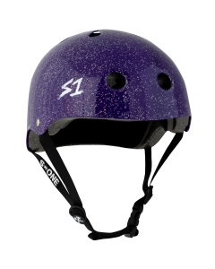 Protections S-ONE Helmet Lifer Purple Gloss Glitter - M