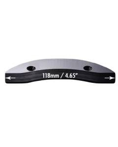 Skid Plate SEISMIC Old School Nose 118mm Black