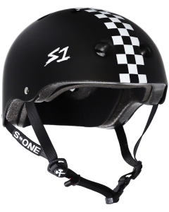 Helmet S-ONE Lifer L Black Matte with Checkers