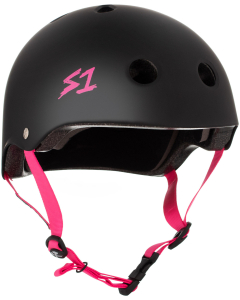 Casque S-ONE Lifer M Black Matte Pink Straps