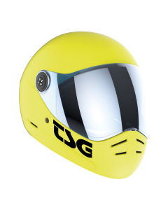 Casque intégral Tsg Pass 2.0 Solid Color (+ Bonus Visor) Satin Acid Yellow - M