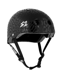 Protections S-ONE Helmet Lifer Black on Black Leopard Matte - L