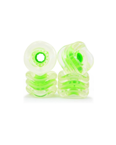Wheels SHARK WHEEL California Roll 60mm 78A Clear With Green Hub (x4)