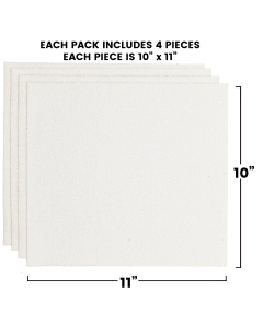 Grip tape VICIOUS 10 x 11 (x4) Clear