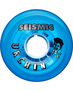 Wheels SEISMIC Urchin 70mm 80A Crystal Clear Blue Premium