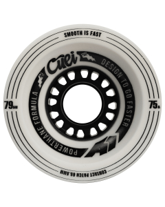 Wheels CUEI A1 79mm 75A White Black (x4)