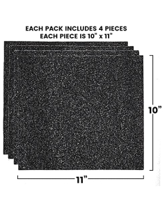 Grip tape VICIOUS 10 x 11 (x4) Noir