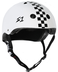Helmet S-ONE Mega Lifer L White Checkers