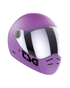 Védelem TSG HELMET PASS 2.0 SOLID COLOR (+BONUS VISOR) SATIN ROYAL LIAC - XXL