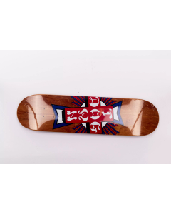 Deck DOGTOWN Cross Logo USA 31.5" Brown