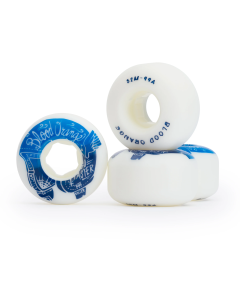 Wheels BLOOD ORANGE Street Rounded 52mm 99A White (x4)