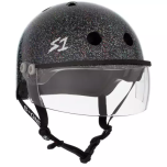 S-ONE HELMET LIFER VISOR BLACK GLOSS GLITTER - Taille - M