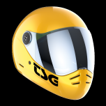 Protezioni Tsg Pass 2.0 Solid Color (+ Bonus Visor) Gloss Goldrush - Taille Xl