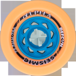 Kolečka SEISMIC Alpha 75,5mm 76A Mango Defcon