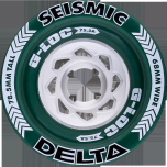 Kolečka SEISMIC Delta 78,5mm 75,5A Zelená G-LOC