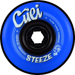 Wheels CUEI Steeze 70mm 83A Blue Black (x4)