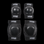 Chrániče Tsg Plain-Set Black - Taille S