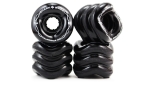 Roues SHARK WHEEL California Roll 60mm 78A Black (x4)