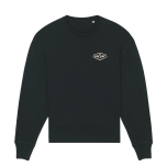Sweatshirt CARVER Crewneck 90's Logo Zwart - S
