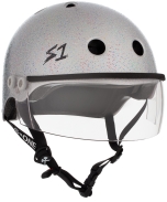 S-ONE HELMET LIFER VISOR SILVER GLITTER - Taille - L