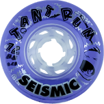 Ruedas SEISMIC Tantrum 72mm 82A Crystal Clear Purple Premium Clear