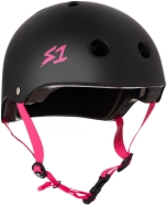 Helm S-ONE Lifer S Black Matte Rosa Straps