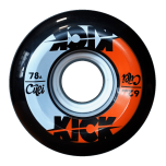 Wheels CUEI Kick 62mm 78A Black Orange White (x4)